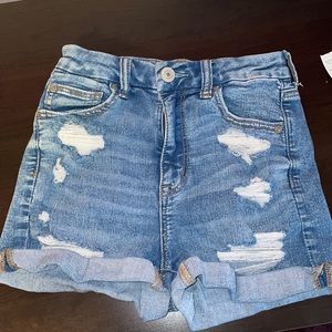 AE Next Level Stretch Curvy High Rise Shortie